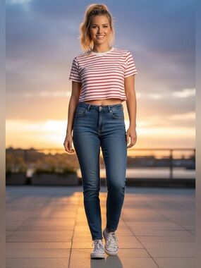 Maurices EVER Flex High-Rise Skinny Jeans in Classic Blue